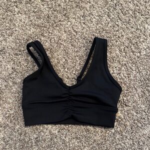 Sleek Black Sports Bra from Jo & Jax